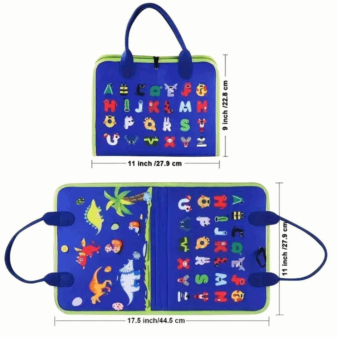 Dinosaur Busy Board β Interactive Learning Activity Board for Toddlers, Fine Motor Skills & Sensory Play