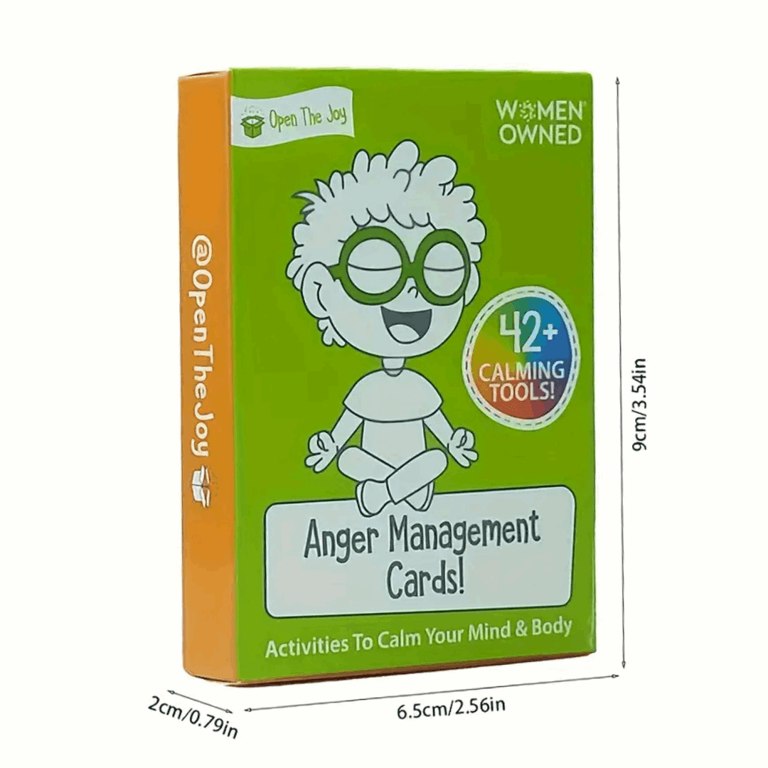 Anger Management Cards β Therapeutic Activity Cards for Emotional Regulation & Stress Relief