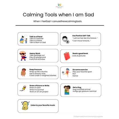 Self-Regulation Activity Pack: 15+ Printable Worksheets for Feelings & Coping Tools