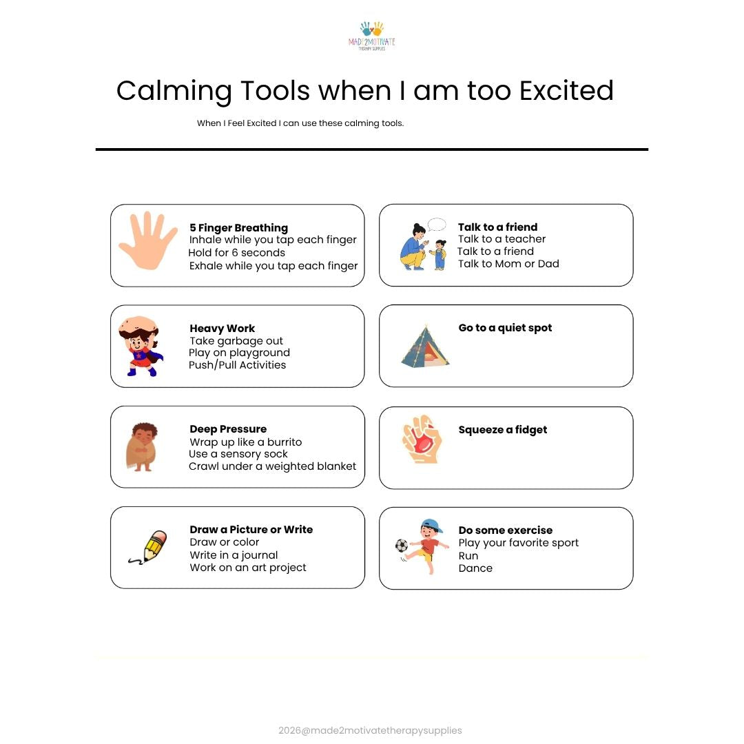 Self-Regulation Activity Pack: 15+ Printable Worksheets for Feelings & Coping Tools
