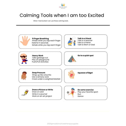 Self-Regulation Activity Pack: 15+ Printable Worksheets for Feelings & Coping Tools