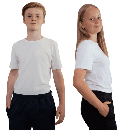 Sensory Friendly Seamless T-Shirt for Kids – Soft, Tagless Design with Fidget Loop for Comfort & Sensory Relief - Made2Motivate