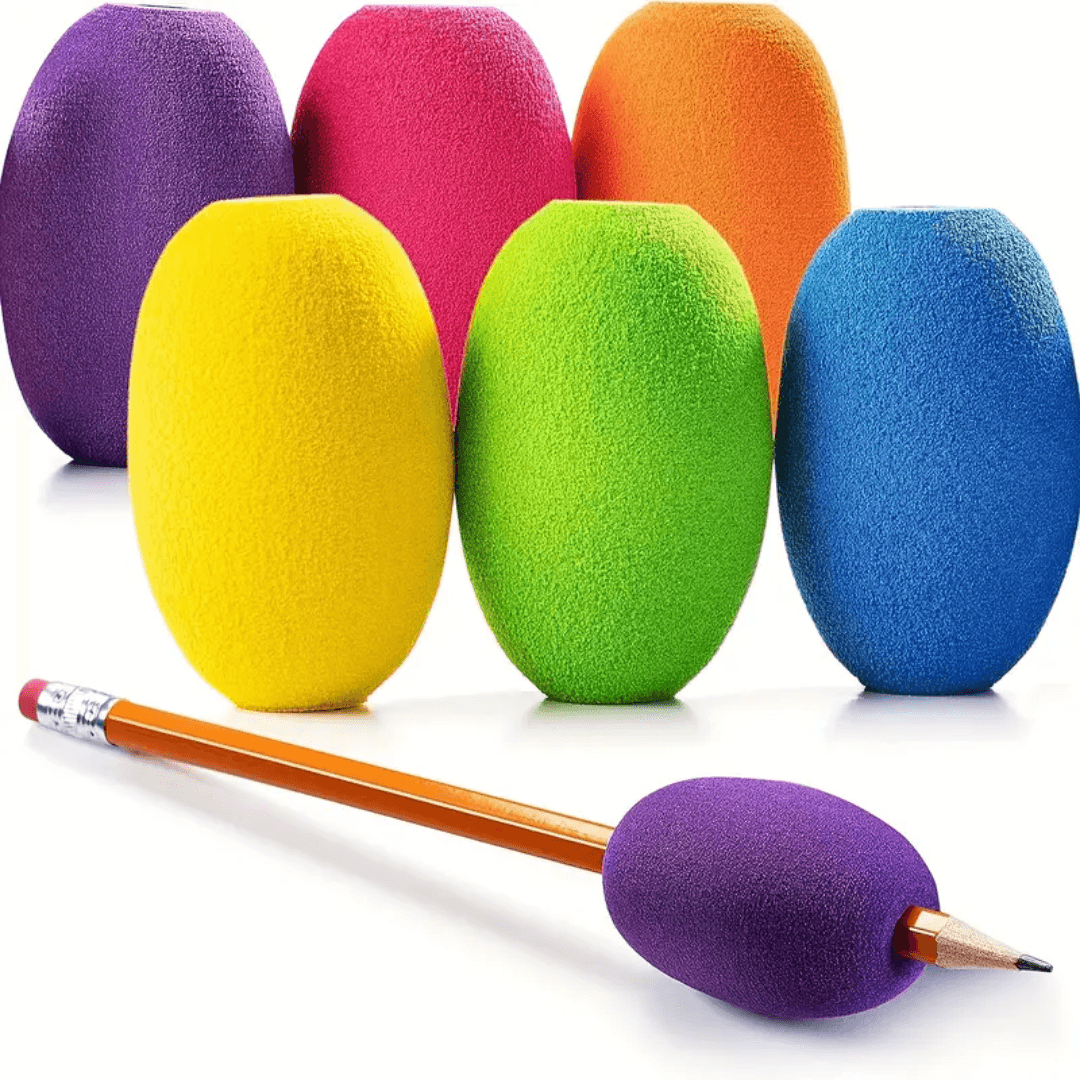 Egg-Shaped Pencil Grips – Ergonomic Writing Aid for Kids
