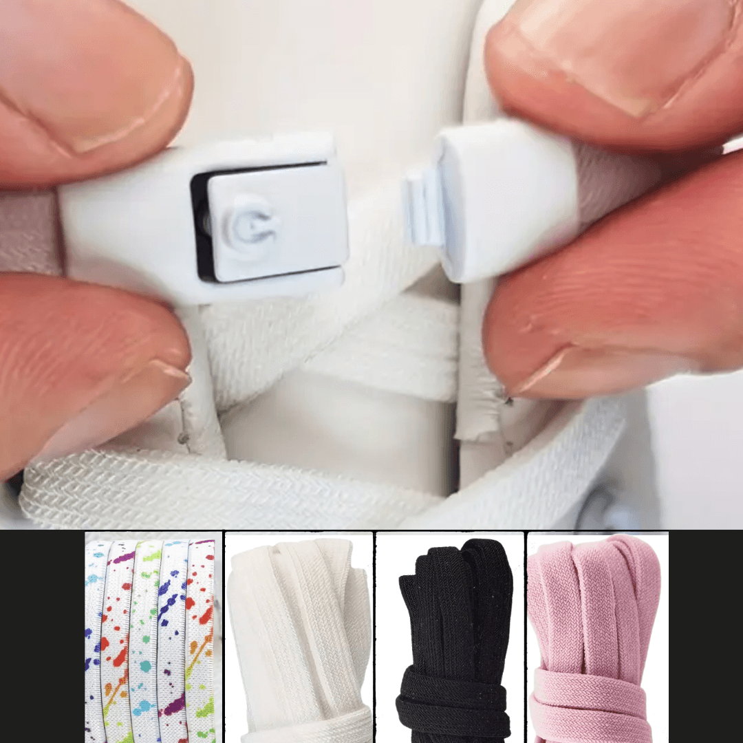 No-Tie Elastic Shoelaces – Easy, Comfortable & Secure for All Ages - Made2Motivate