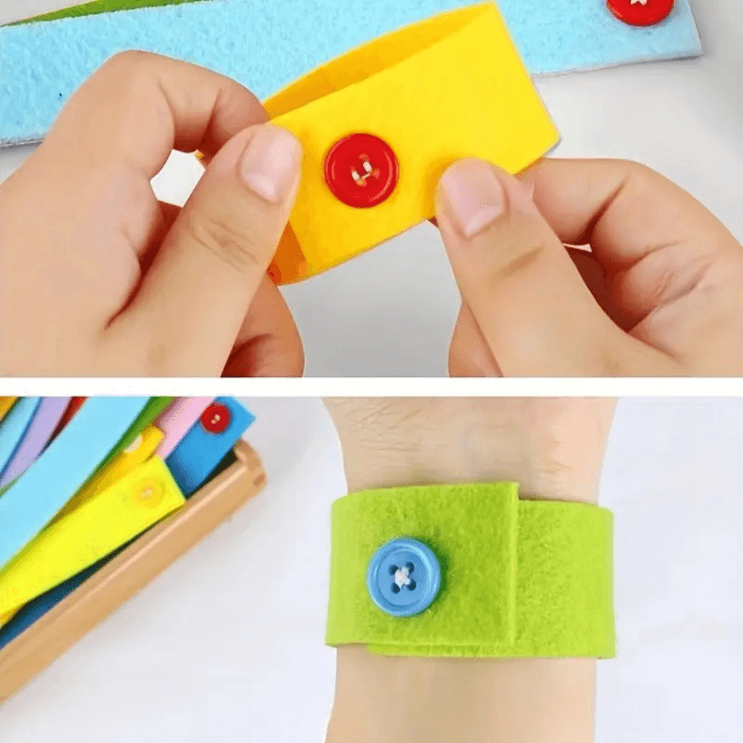 Felt Button Practice – Fun & Engaging Fine Motor Learning Toy