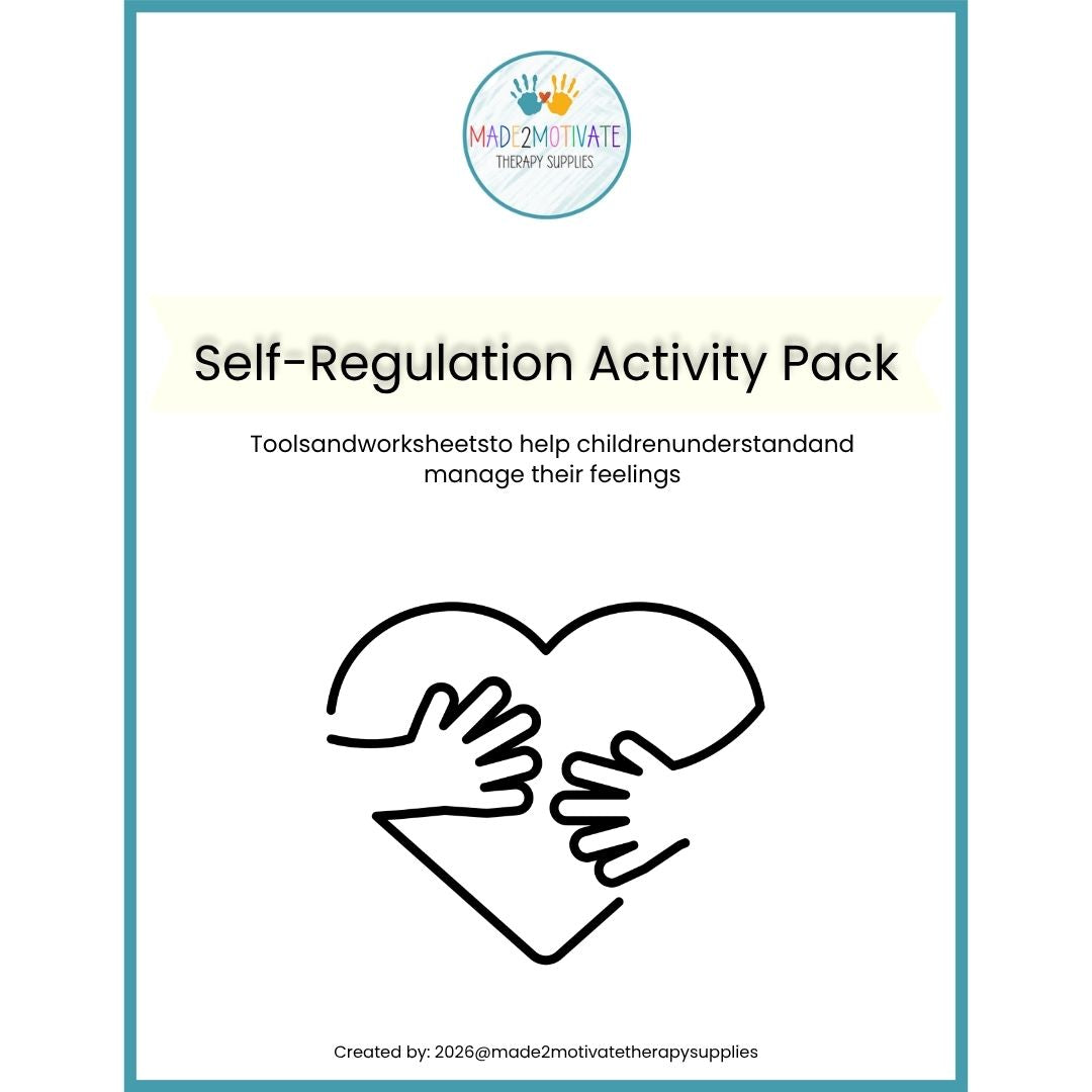 Self-Regulation Activity Pack: 15+ Printable Worksheets for Feelings & Coping Tools