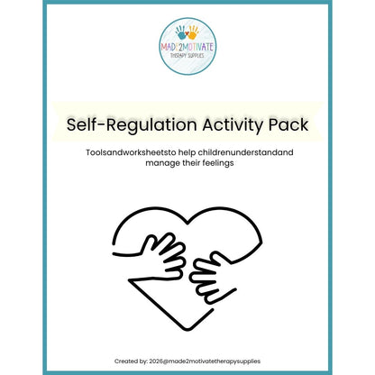 Self-Regulation Activity Pack: 15+ Printable Worksheets for Feelings & Coping Tools