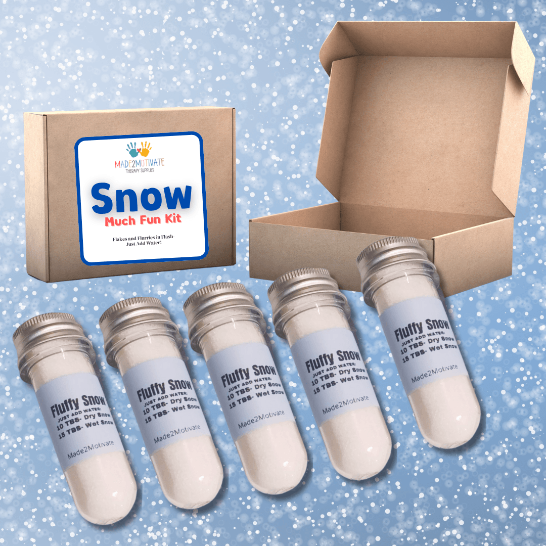 Instant Snow Tubes – Sensory Play Made Magical! ❄️ - Made2Motivate