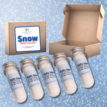 Instant Snow Tubes – Sensory Play Made Magical! ❄️ - Made2Motivate