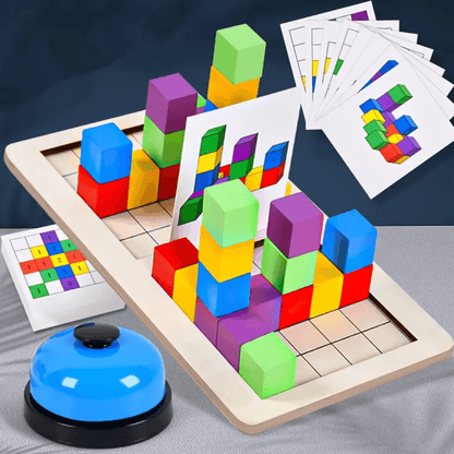 3D Puzzle Battle Blocks - Interactive Strategy & Logic Game - Made2Motivate
