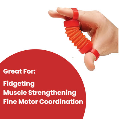 Accordion Finger Fidget Toy – Squeeze Away Stress & Build Focus!