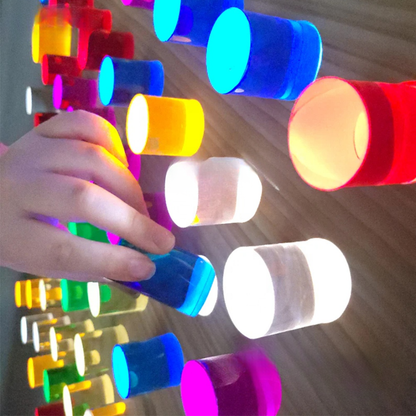 LED Light Wall Panel Peg Board – Sensory Learning & Creative Light Wall for Kids