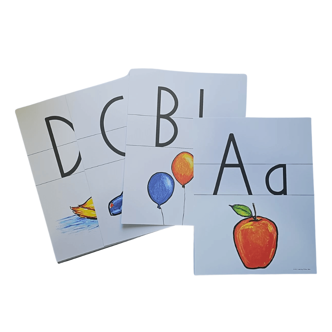 Color Print & Number Wall Cards – A4 Size | Handwriting Without Tears