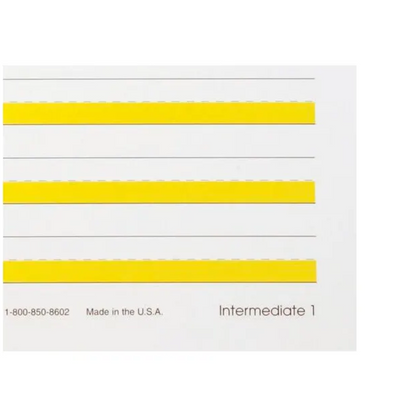 Abilitations Hi-Write Intermediate Paper – Level 1 | 100 Sheets for Writing Improvement; Letter Placement