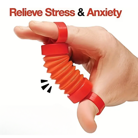 Accordion Finger Fidget Toy – Squeeze Away Stress & Build Focus!