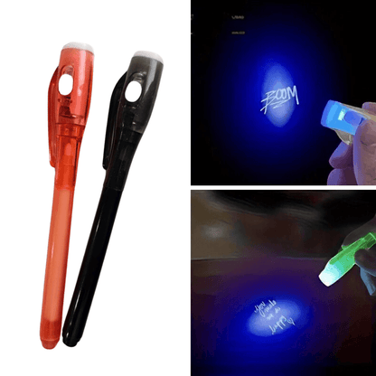 Secret Stroke Invisible Markers - 2pc Set for Hidden Messages & Fun! - Made2Motivate