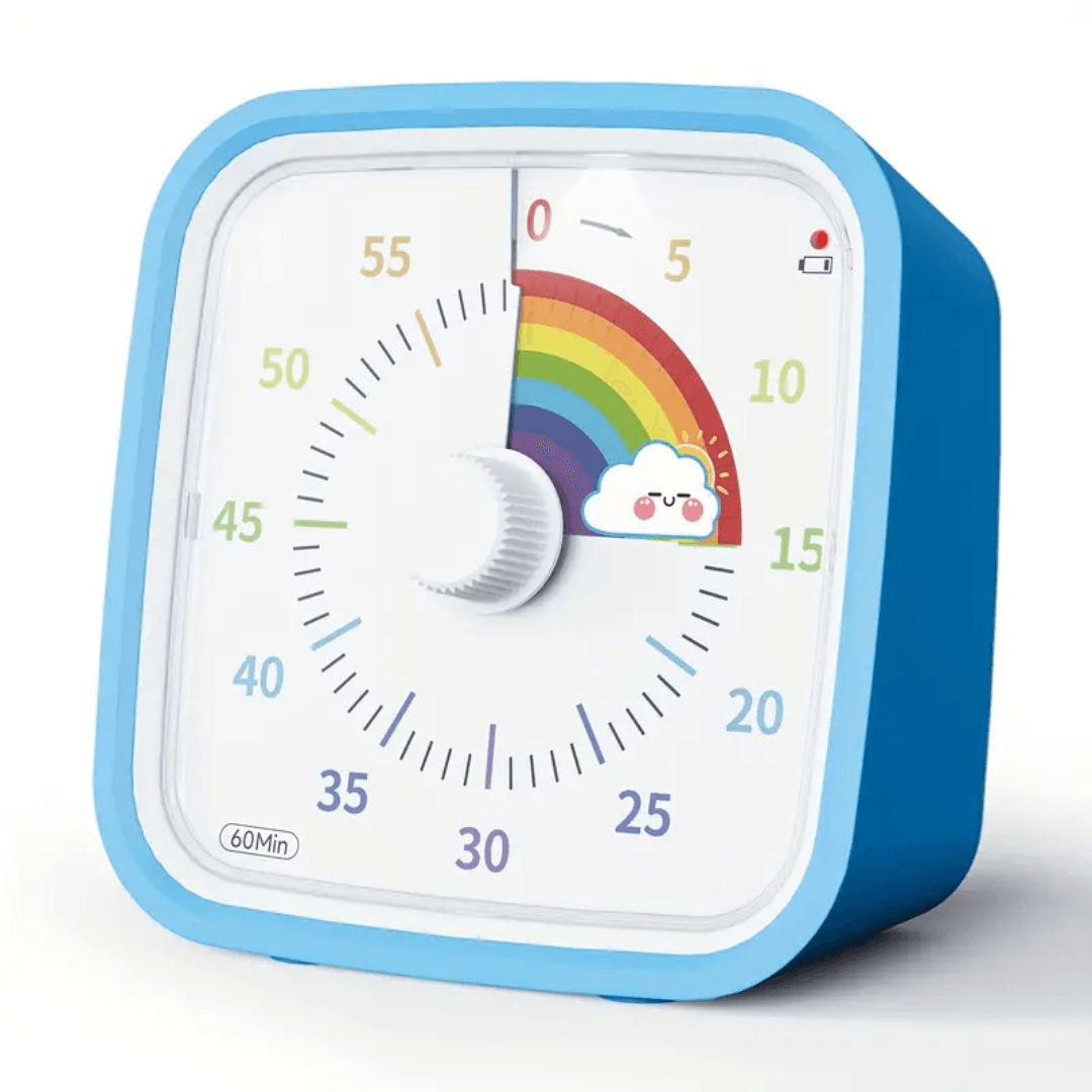 Rainbow Visual Timer – Bright, Colorful, and Easy Time Management - Made2Motivate
