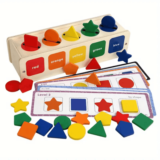 S.M.A.R.T. Box - Shapes, Matching & Recognition Toy for Early Learning Fun! - Made2Motivate