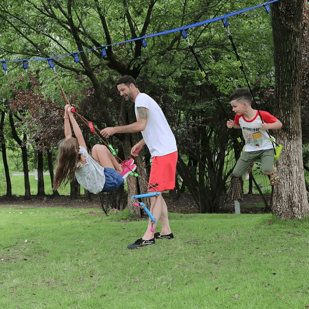 Rainbow Rope Ladder – 6FT Colorful Climbing Ladder for Kids