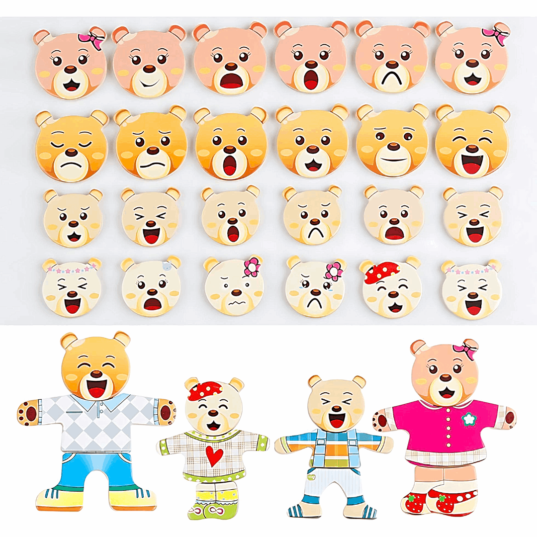 Family Dress up: Bear or Rabbit Jigsaw Puzzle - Made2Motivate