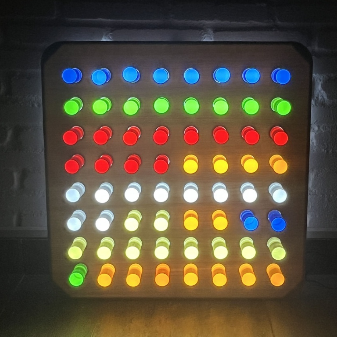 LED Light Wall Panel Peg Board – Sensory Learning & Creative Light Wall for Kids