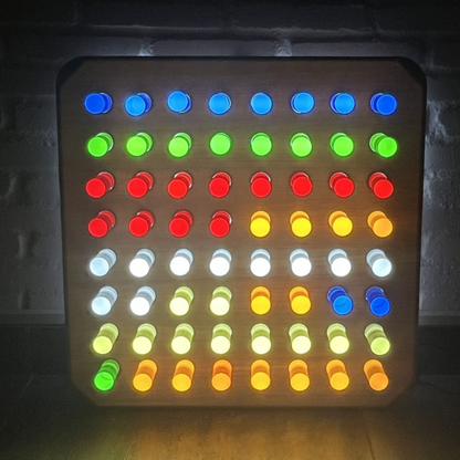 LED Light Wall Panel Peg Board – Sensory Learning & Creative Light Wall for Kids