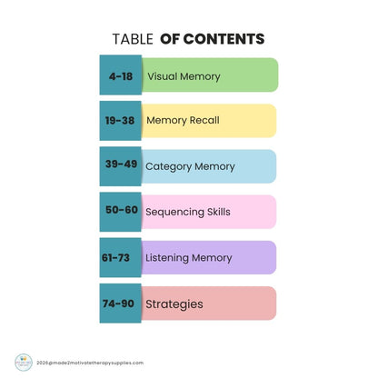 Working Memory Activity Packet (Ages 7–15) | 55+ Worksheets & 10 Proven Strategies