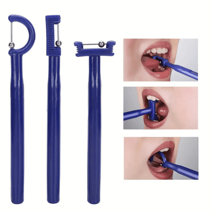 Tongue Muscle Training Set – 3 Piece Therapy Tool for Oral Motor Strength, Speech & Swallowing Exercises - Made2Motivate