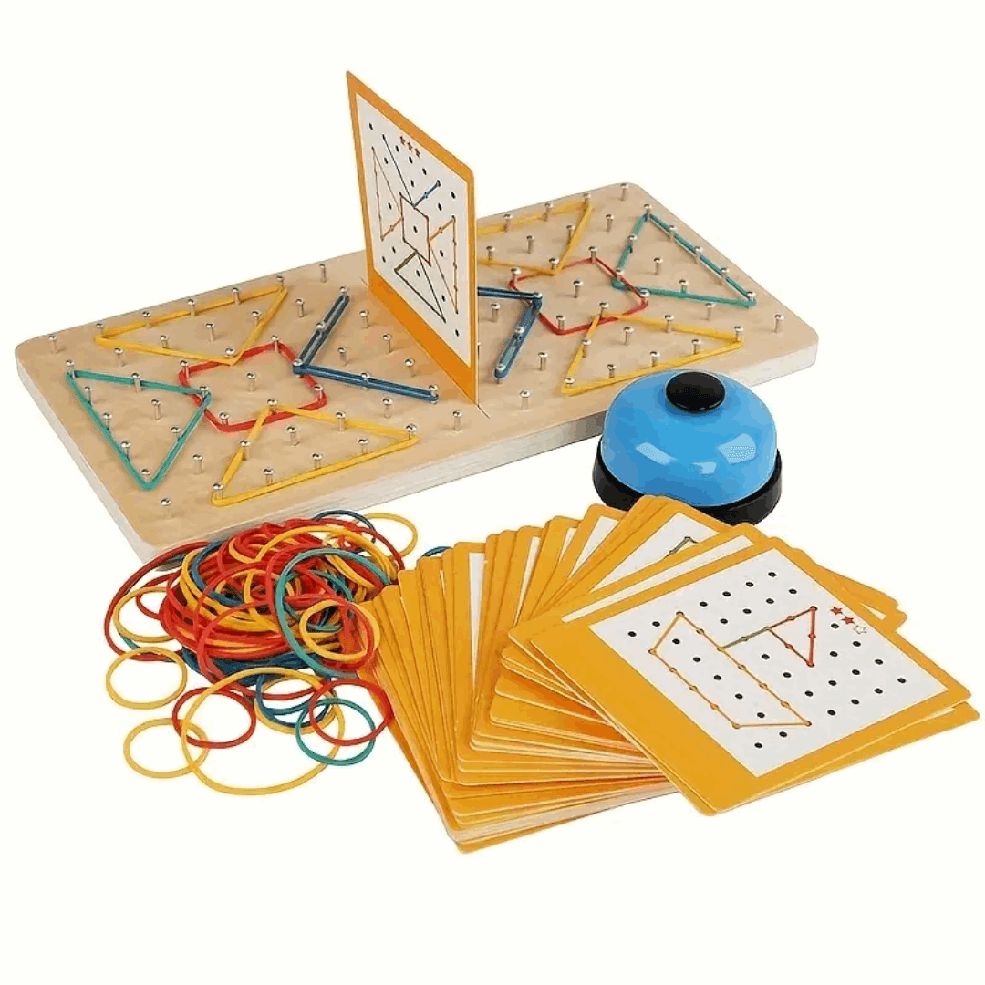 Geoboard Pattern Challenge Game – Made2Motivate Therapy Supplies