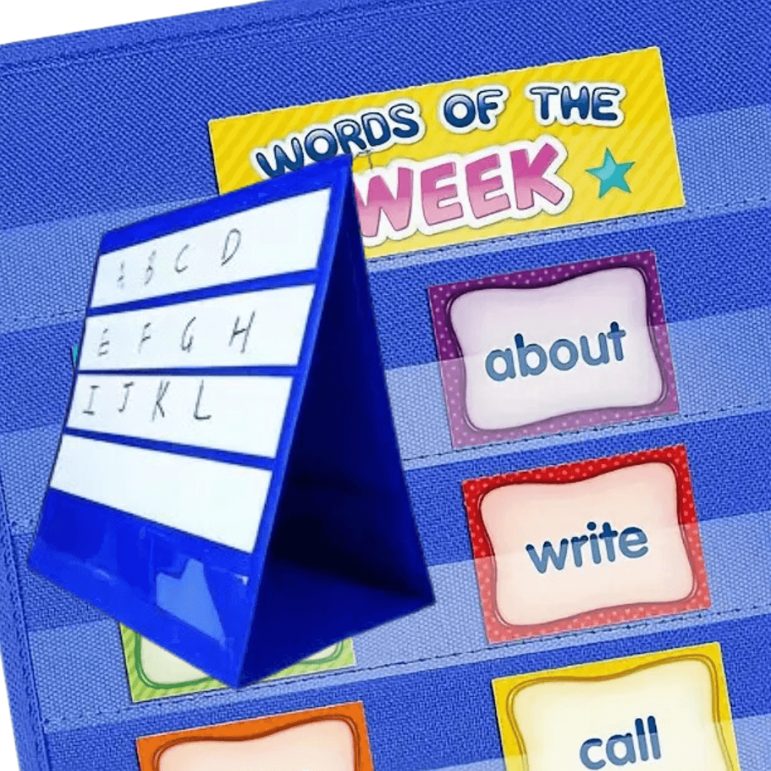Double-Sided A-Frame Visual Schedule Organizer | Educational & Therapy Tool