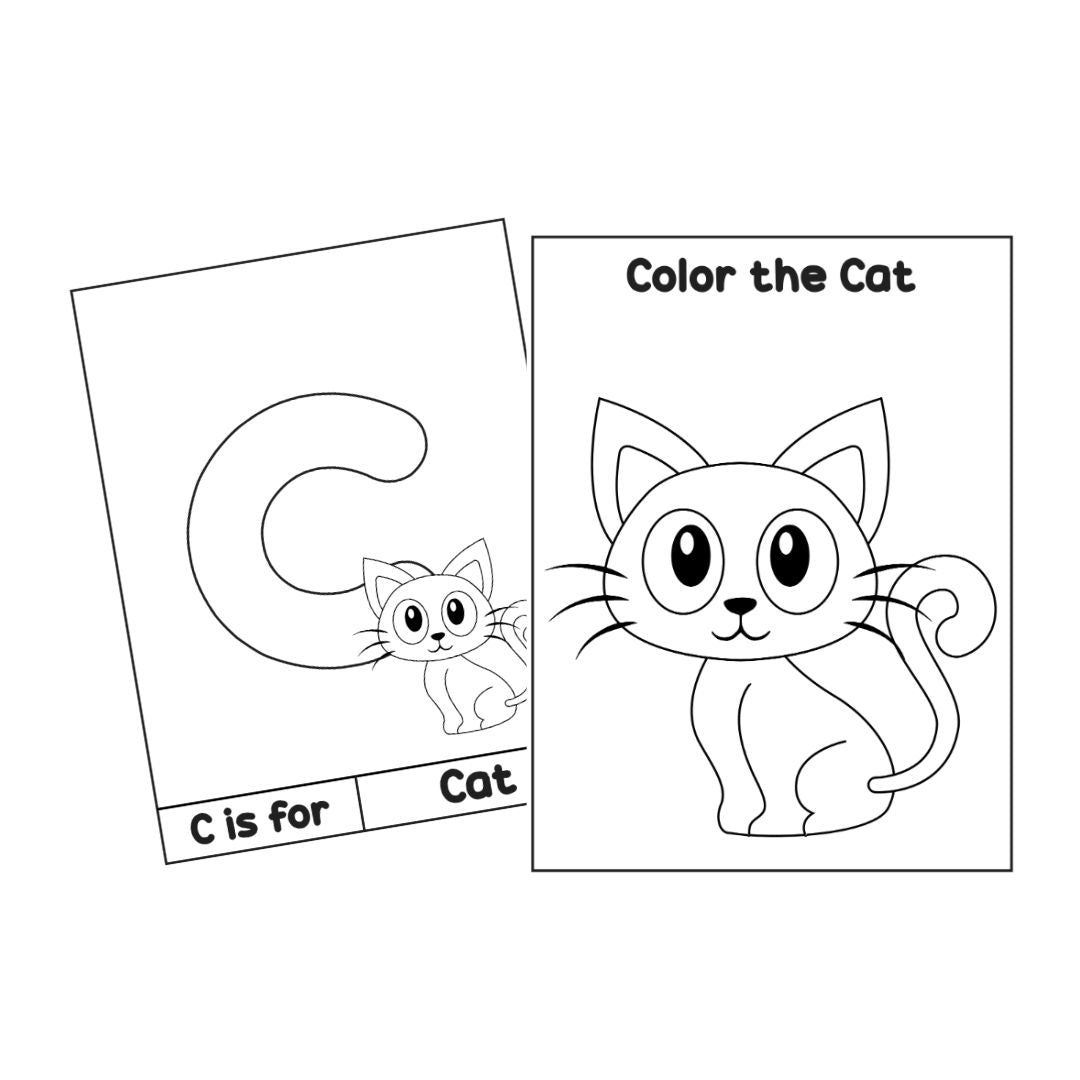 Full ABC Tracing Workbook (A-Z) Capital & Lowercase Letter Formation (Printable)