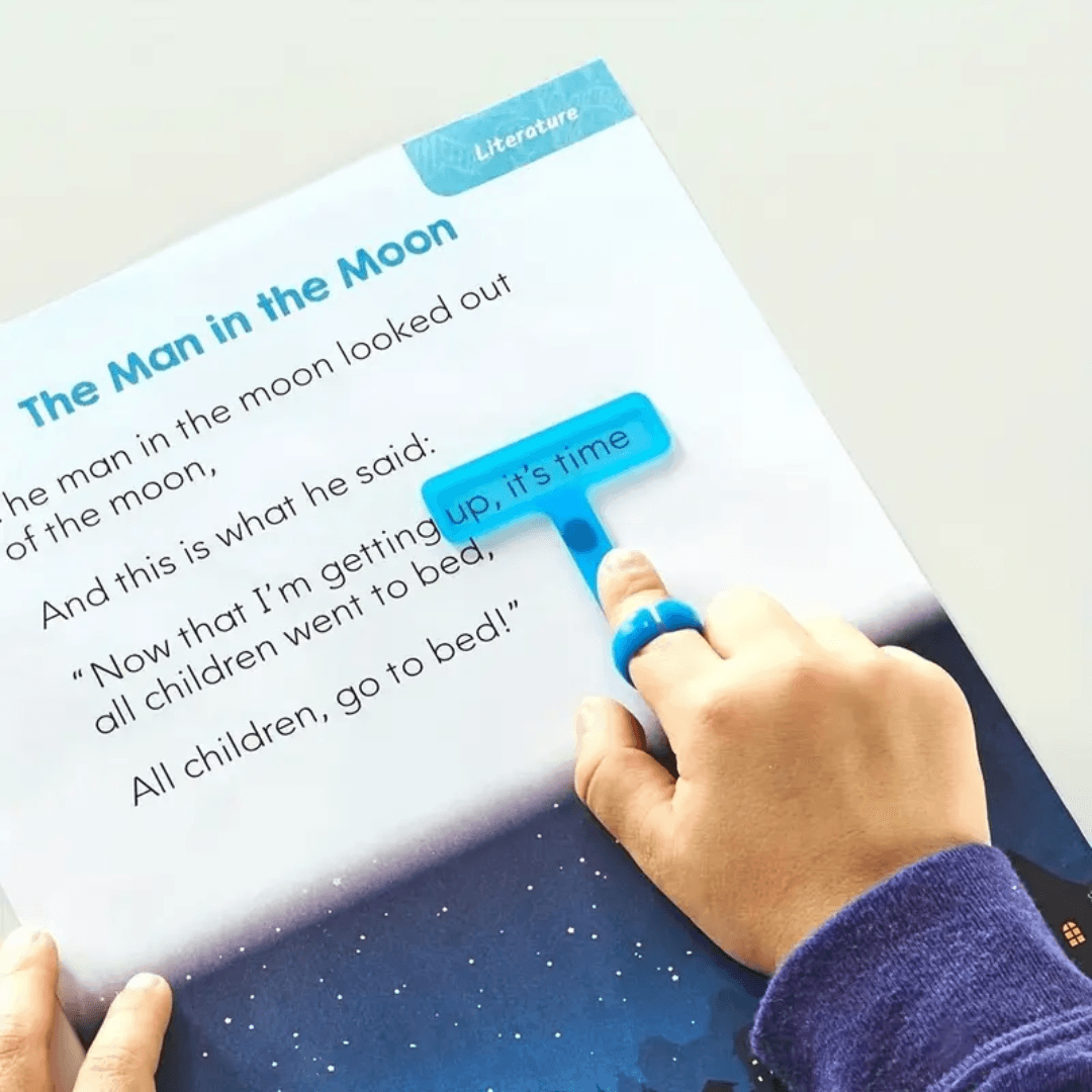 Reading Guide – Set of 6 Colorful Finger Guides