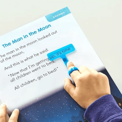 Reading Guide – Set of 6 Colorful Finger Guides