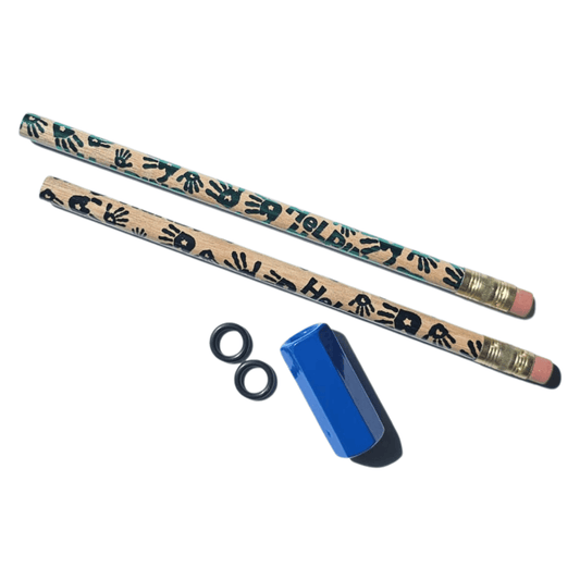 Abilitations Big Weighted Pencil Set – Improve Handwriting with Adjustable Weight!