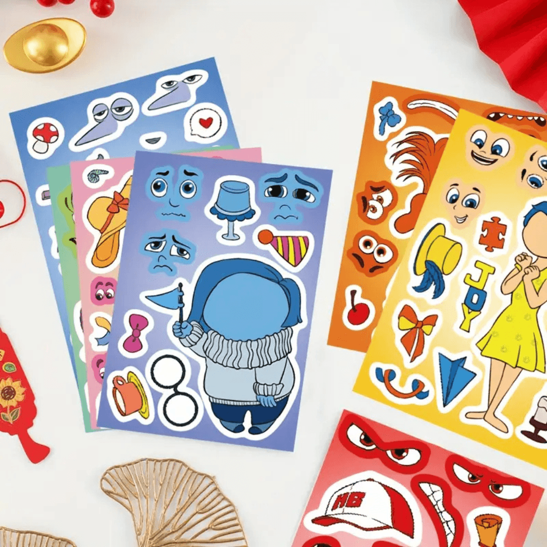 Inside & Out 8-Piece Sticker Set – Express Every Emotion