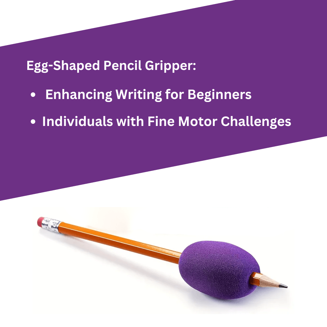 Egg-Shaped Pencil Grips – Ergonomic Writing Aid for Kids