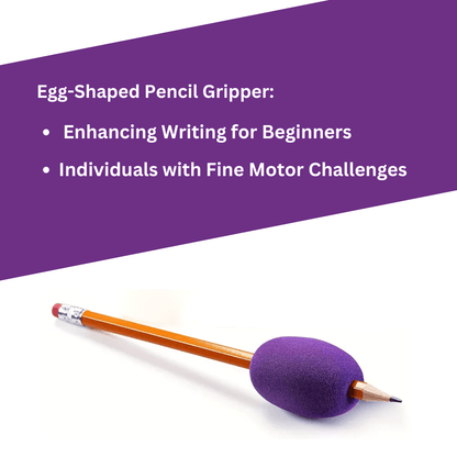 Egg-Shaped Pencil Grips – Ergonomic Writing Aid for Kids