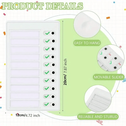 Customizable Job Chart – Interactive Task Organizer