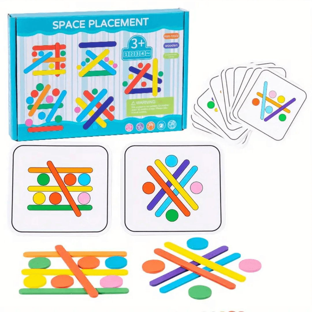 Space Placement Pattern Match Game – Interactive Learning Game for Spatial Awareness & Cognitive Development - Made2Motivate