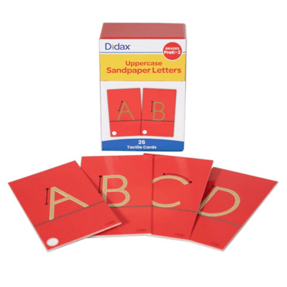 Sandpaper Letters – Uppercase Letters | Hands-On Learning for Early Literacy Development