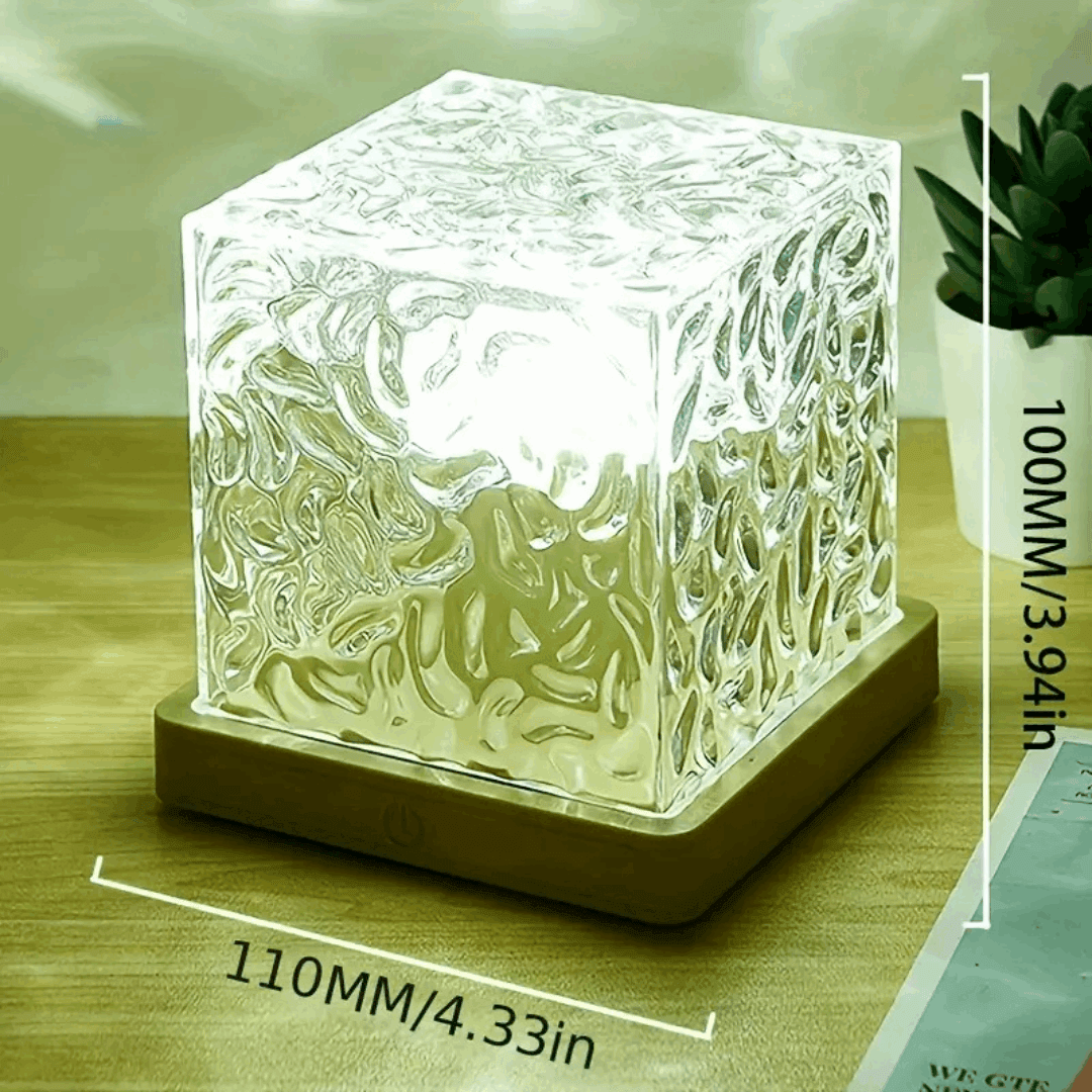CrystalCube Sensory Mood Light – Calming LED Color-Changing Lamp for Relaxation, Focus & Sensory Stimulation