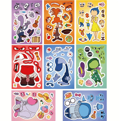 Inside & Out 8-Piece Sticker Set – Express Every Emotion