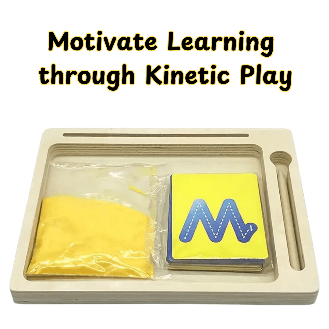 Sand Writing Kit– Motivate Learning Through Kinetic Play! - Made2Motivate