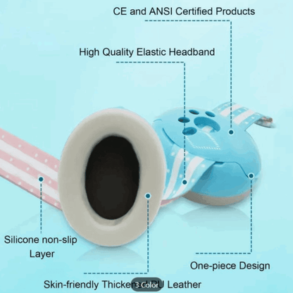 Baby Ear Protection Noise Cancelling Headphones – Noise Reduction Earmuffs for Newborns & Toddlers, Sleep & Hearing Protection for Travel