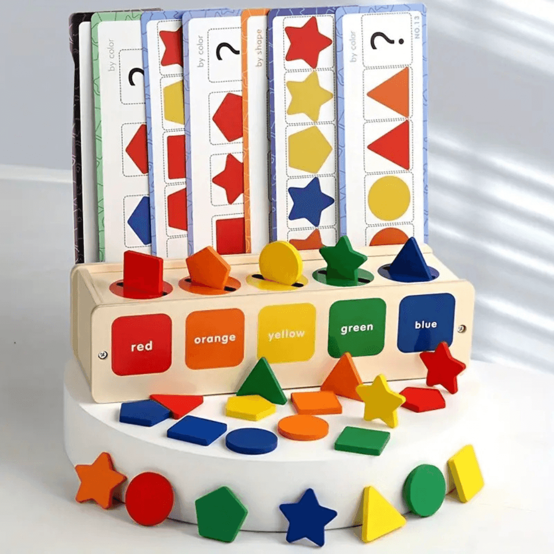 S.M.A.R.T. Box - Shapes, Matching & Recognition Toy for Early Learning Fun! - Made2Motivate