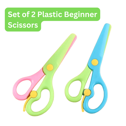 Safe Snip Retractable Scissors - 2pc Set for Easy & Safe Cutting! - Made2Motivate