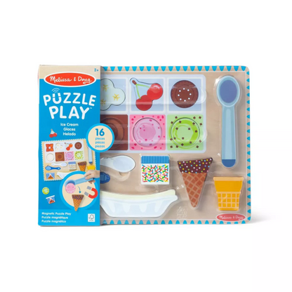 Melissa & Doug Puzzle Play: Ice Cream Set – Scoop, Match & Imagine!