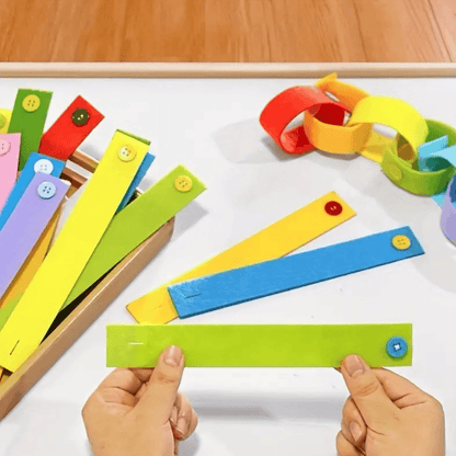Felt Button Practice – Fun & Engaging Fine Motor Learning Toy