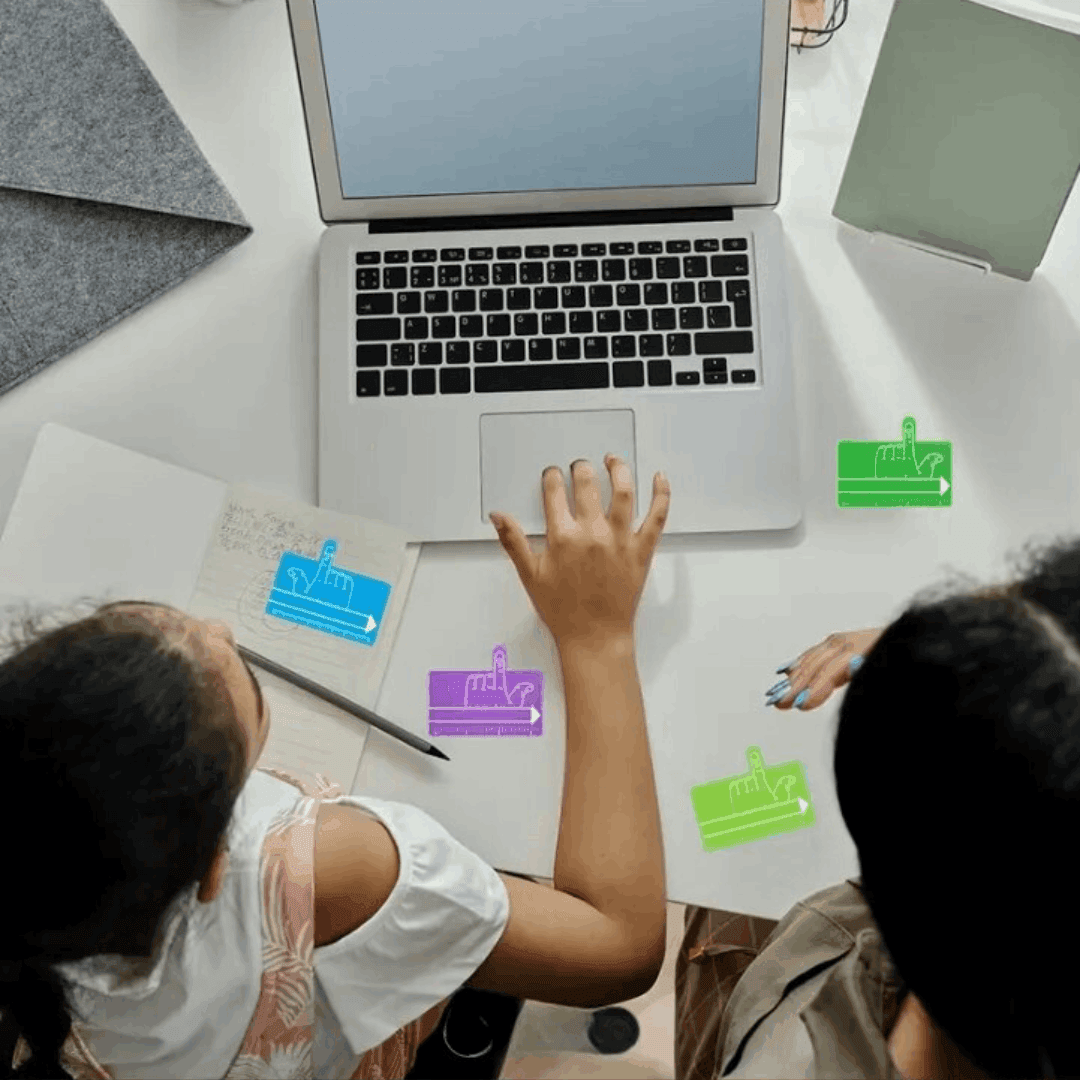 Finger Spacer & Reading Guide - 8pc Set for Focused & Easy Reading!