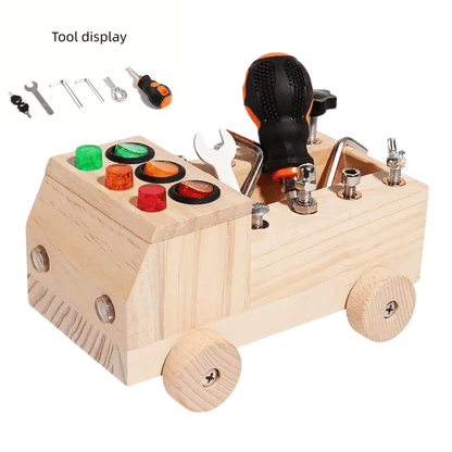 Truck LED Switch Board – Interactive Light-Up Toy for Fine Motor Skills & Sensory Play - Made2Motivate